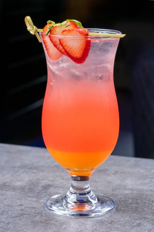 Colorful cocktail at KamiKoi
