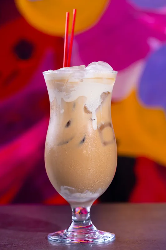Creamy iced cocktail at KamiKoi