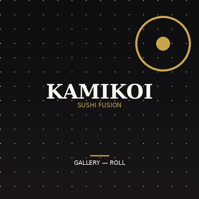 KamiKoi Sushi Fusion dish and atmosphere 2