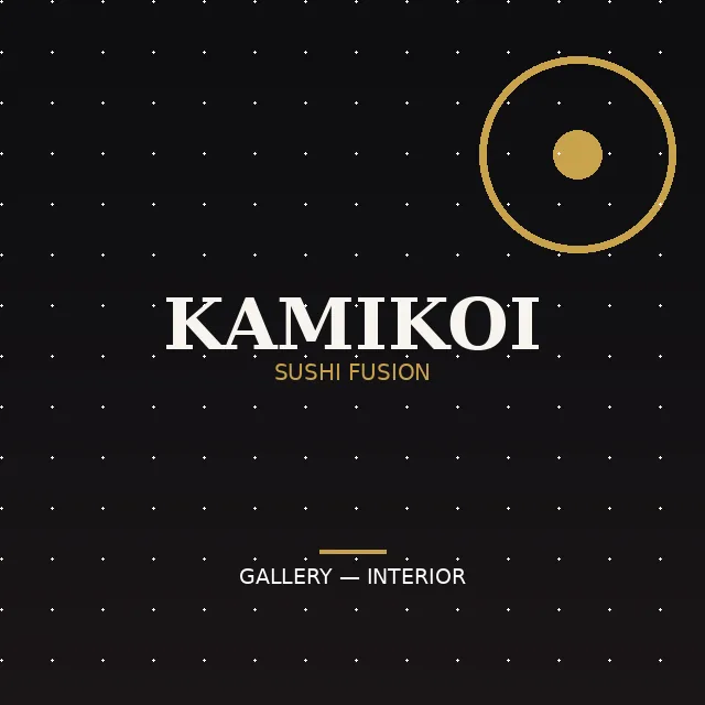 KamiKoi Sushi Fusion dish and atmosphere 4