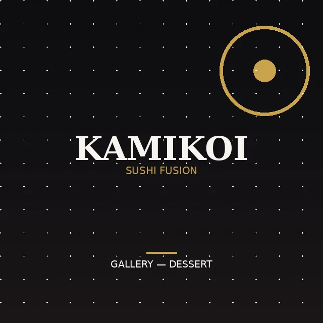 KamiKoi Sushi Fusion dish and atmosphere 6